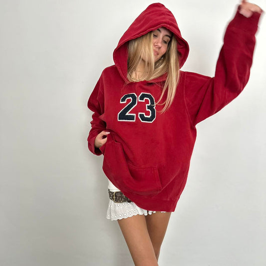 Vintage 90’s 23 red hoodie ❣️❣️