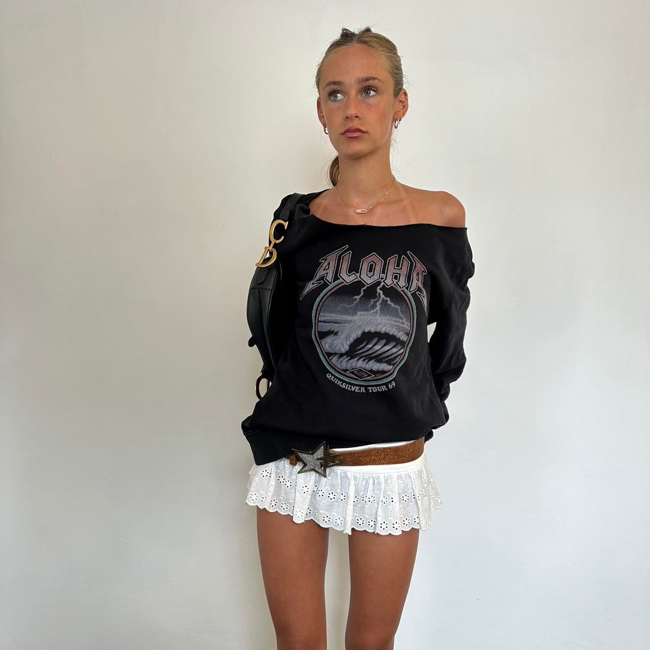 Vintage Aloha black sweatshirt