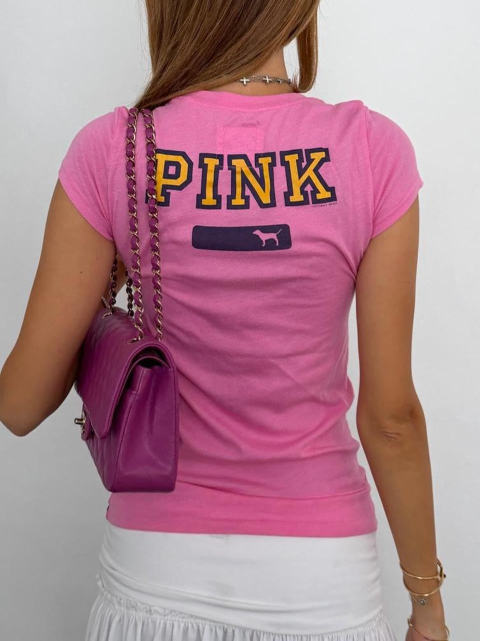 Vintage 2000’s Victoria’s Secret Pink varsity top