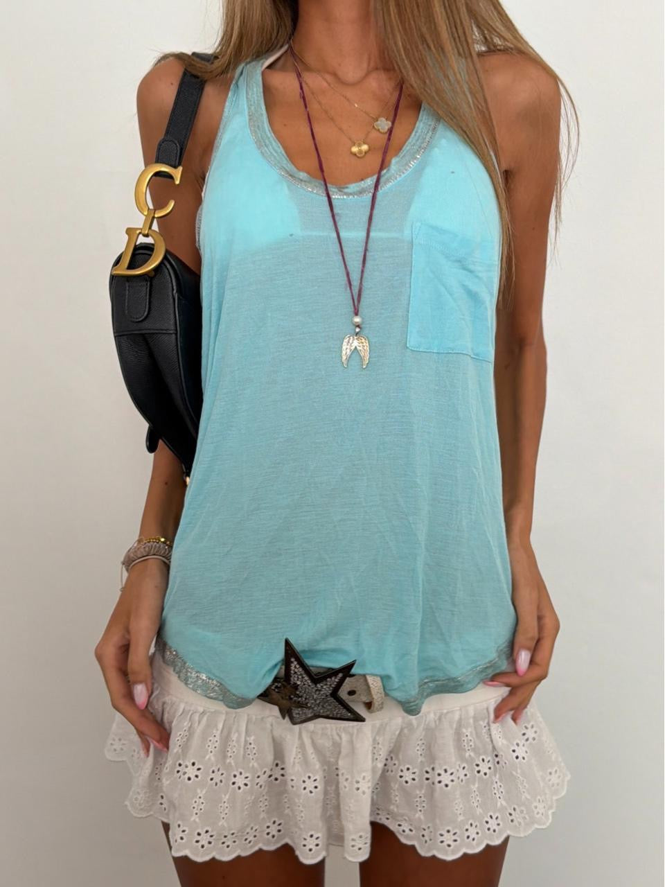 Vintage Zadig & Voltaire blue top