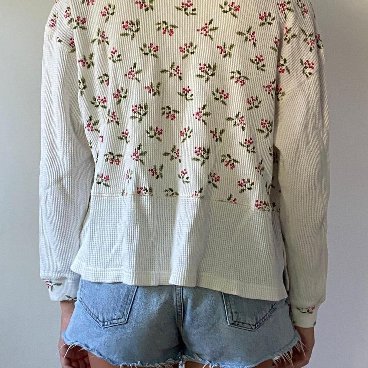 Vintage 90s Victoria’s Secret floral print cardigan