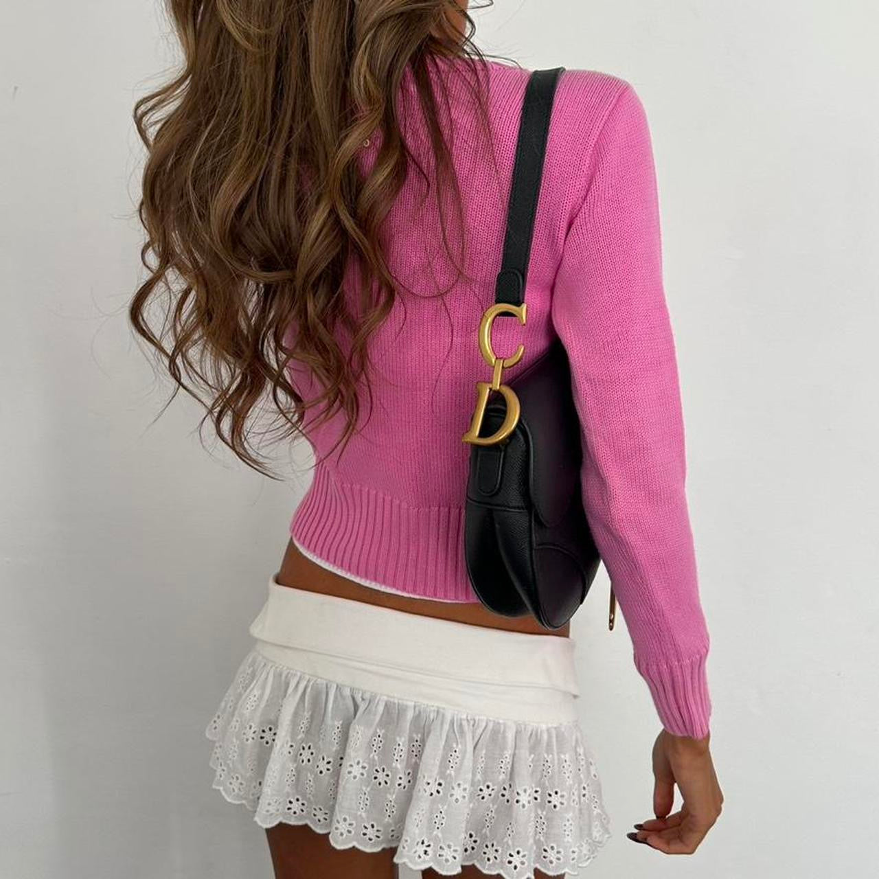 Vintage 2000s Polo Ralph Lauren knit cropped sweater