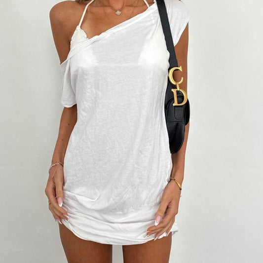 Vintage 90’s Ralph Lauren white mini dress