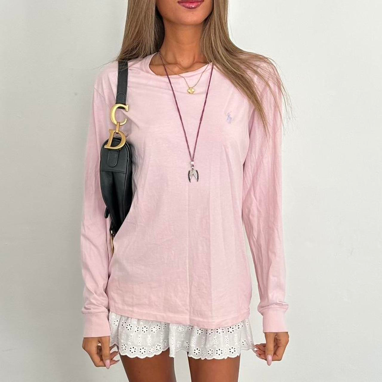 Vintage Ralph Lauren pink long sleeve top