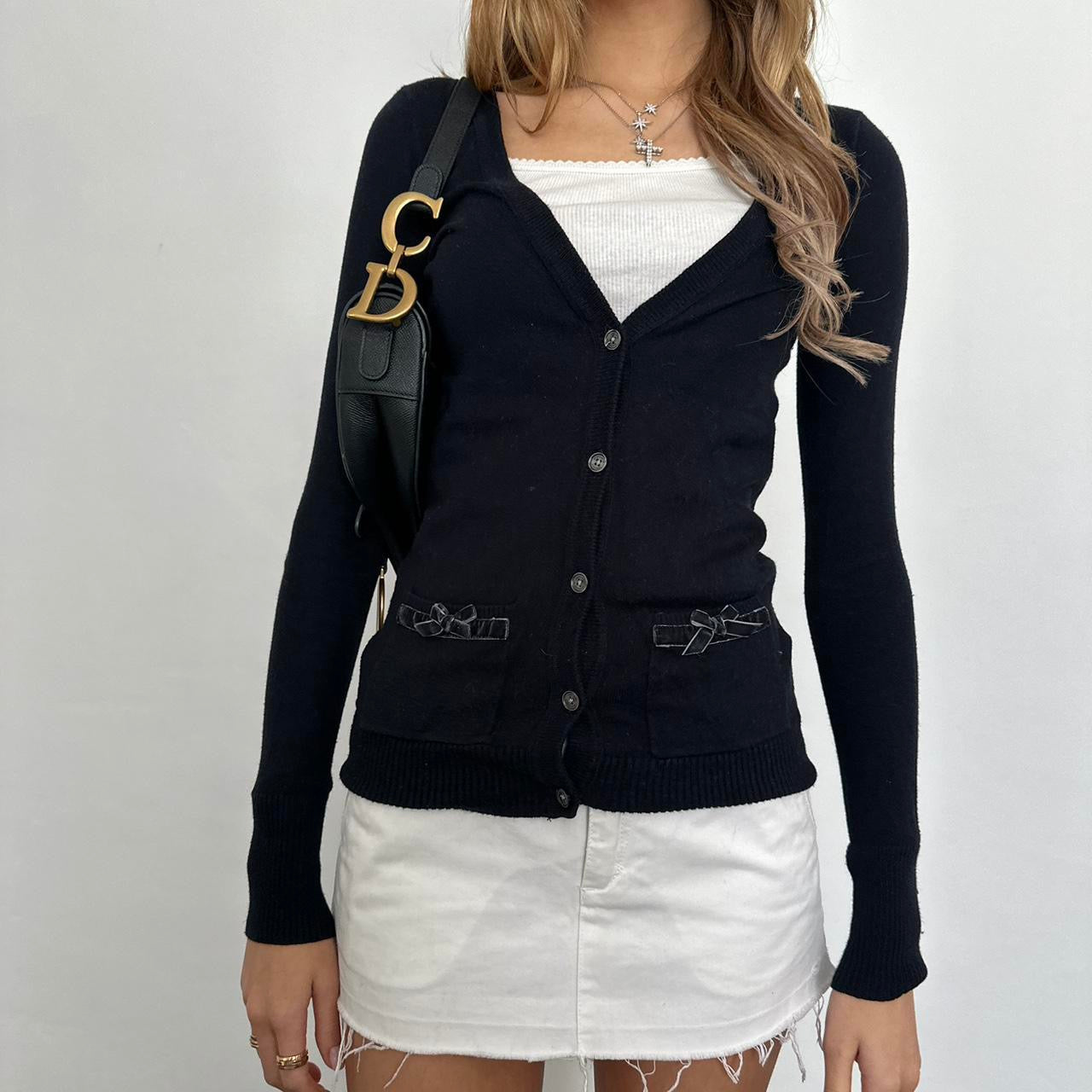 Vintage Abercrombie and Fitch navy cardigan