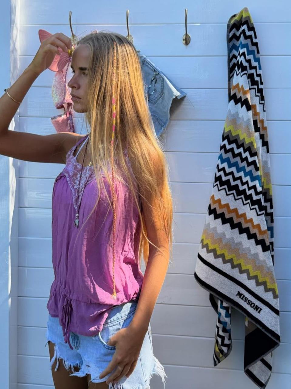 Vintage 00’s pink silky camisole top