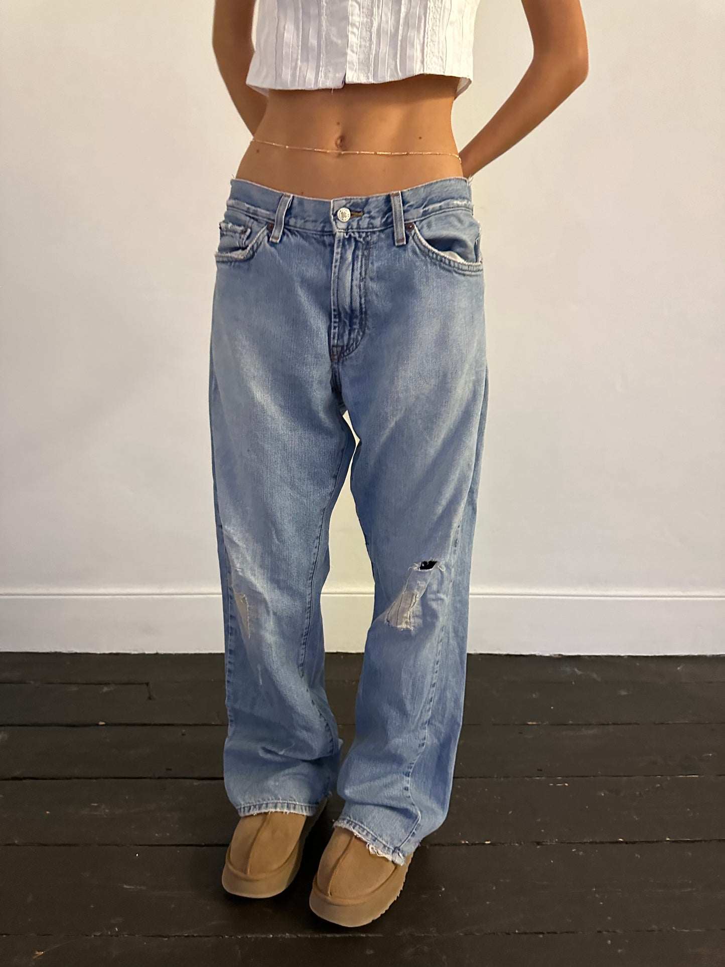 Vintage 90s blue wash jeans