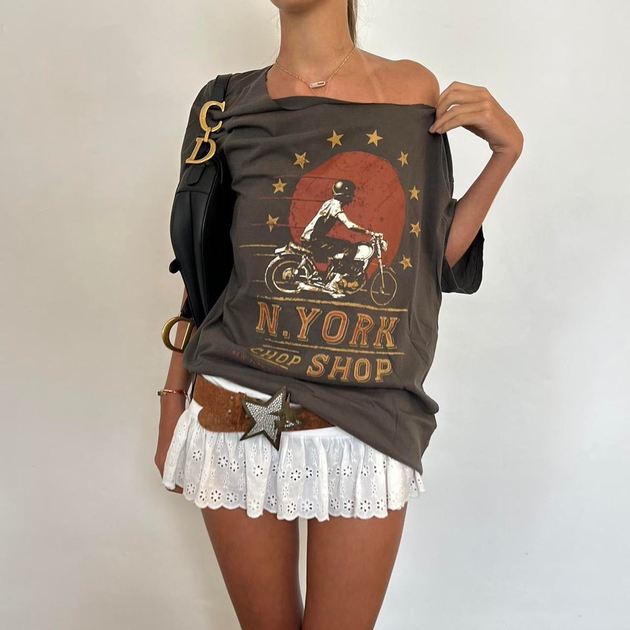 Vintage New York grey top