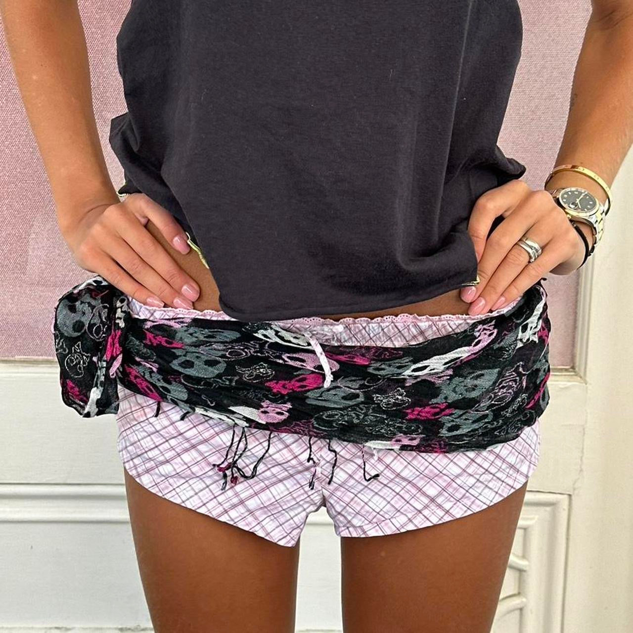 Vintage pirate print scarf