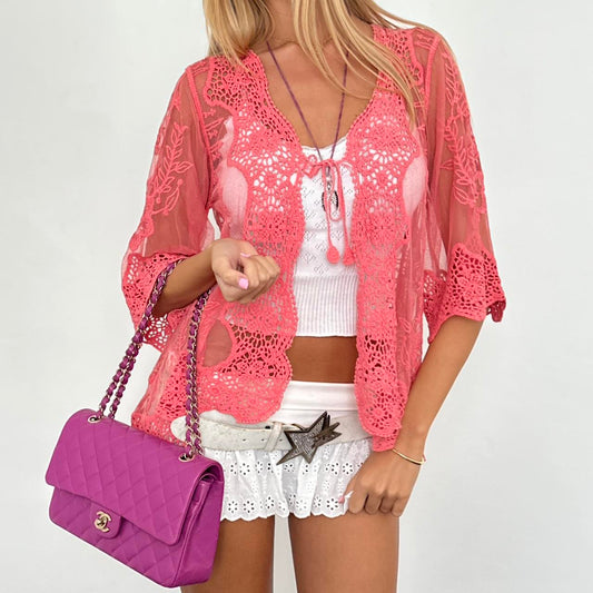 Vintage 90’s boho cardigan top