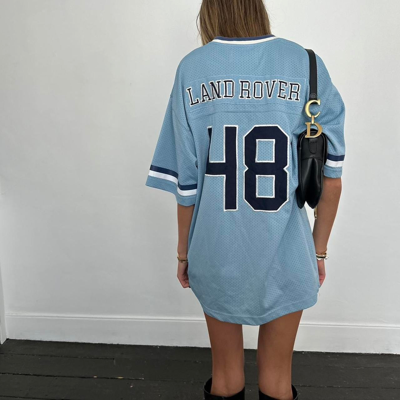 Vintage Land Rover blue oversized jersey 🩵