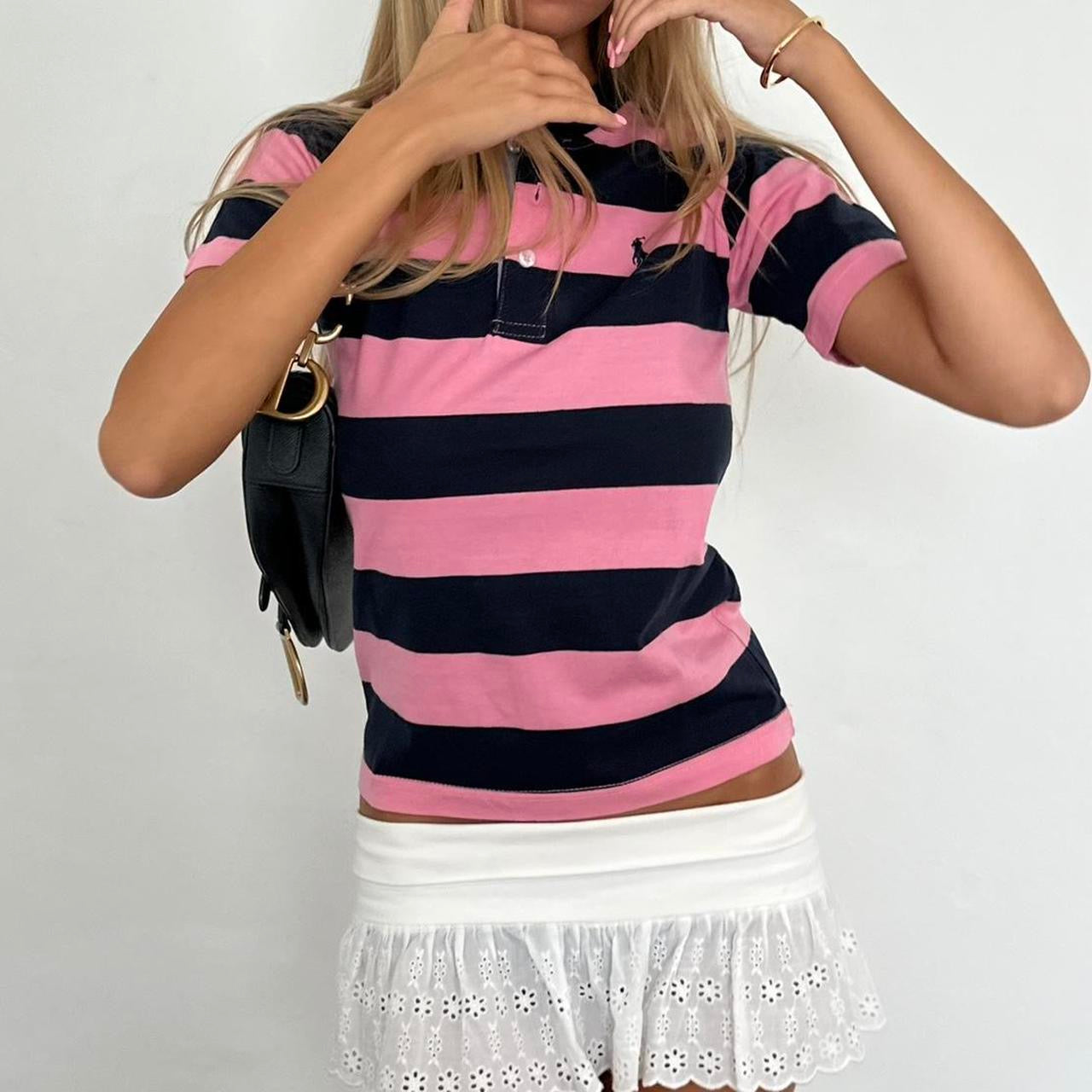 Vintage 2000’s Polo Ralph Lauren striped polo top