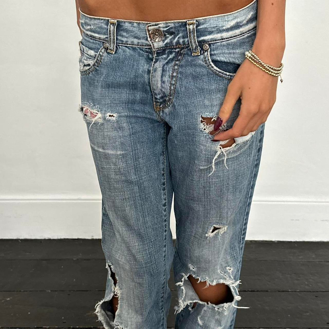 Vintage 2000’s Miss Sixty blue bootcut jeans
