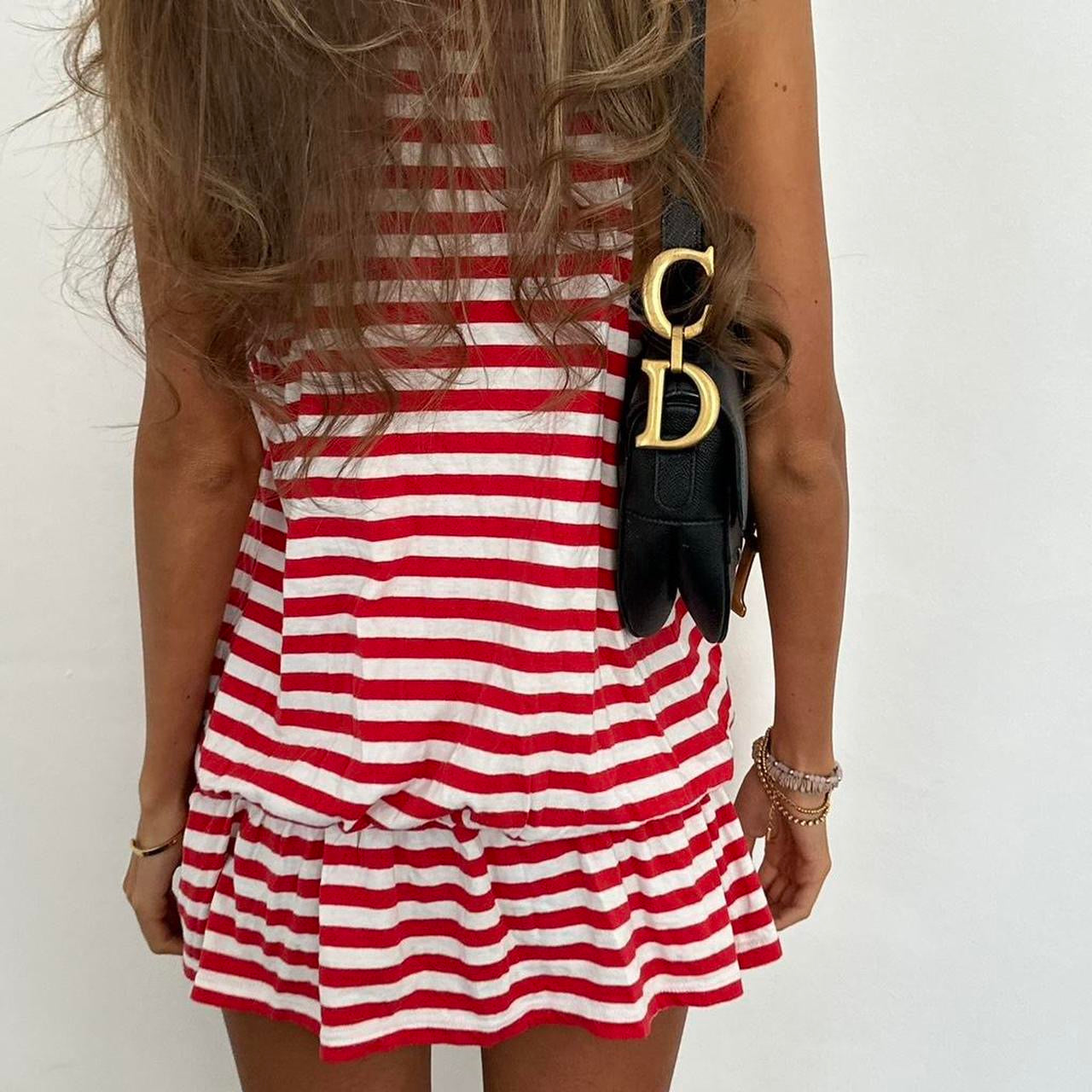 Vintage Miss Sixty striped mini dress