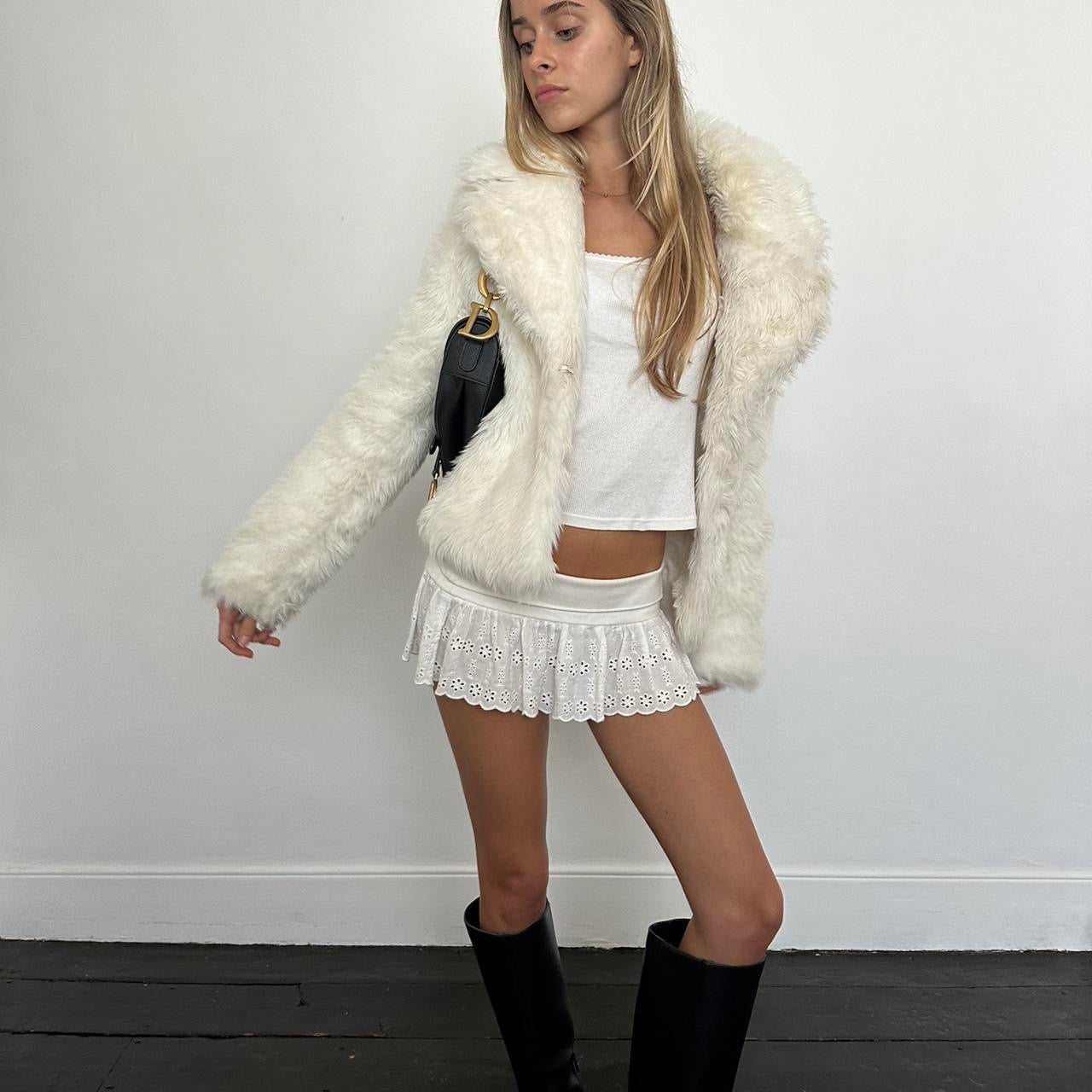 Vintage 2000’s faux fur jacket