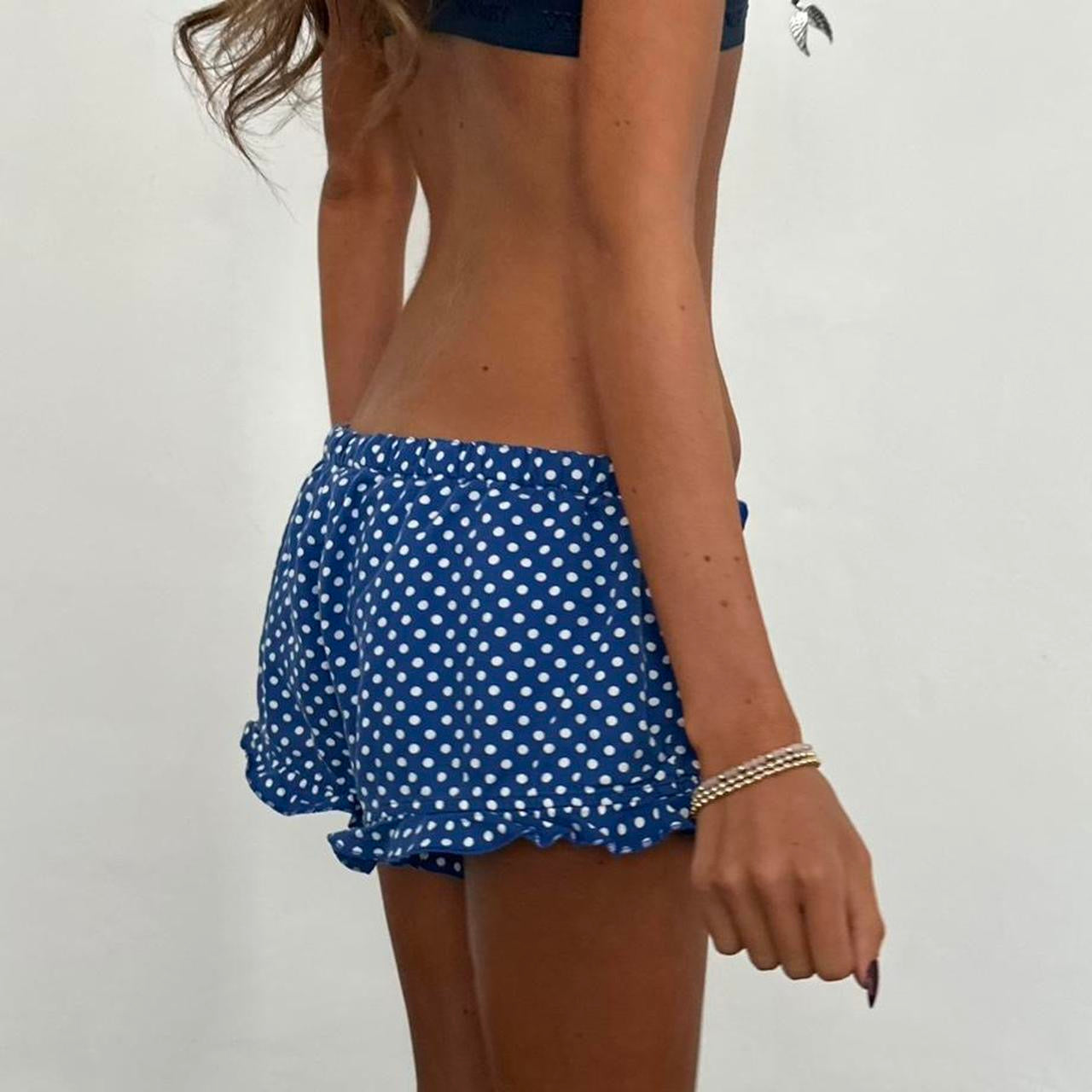 Vintage Victoria’s Secret navy polka dot shorts