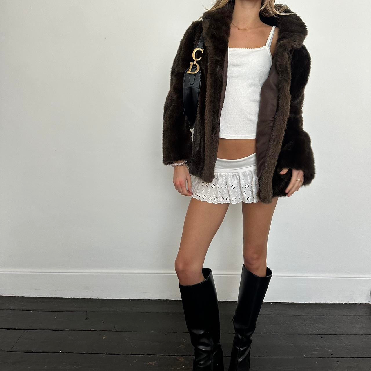 Vintage 2000’s faux fur jacket