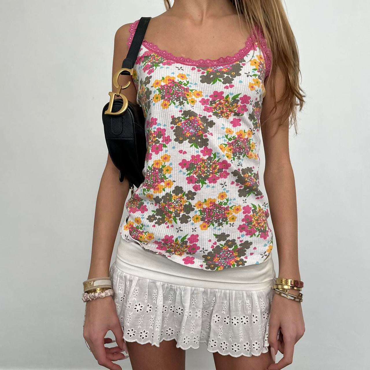 Vintage 2000’s floral tank top