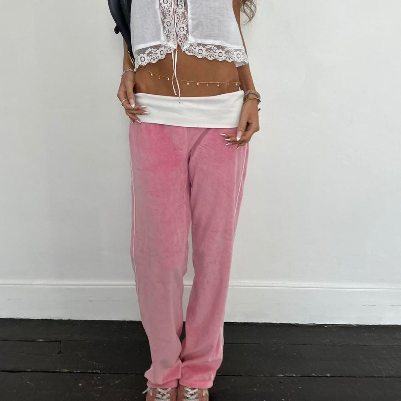 Vintage 90s Victoria’s Secret rare pink fold over pants
