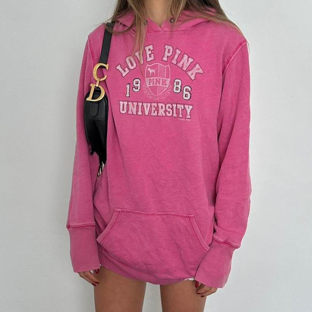 Vintage early 2000s rare Victoria’s Secret Pink University hoodie