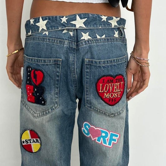 Vintage 2000’s SURF painting jeans