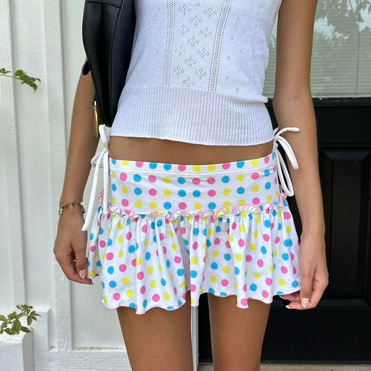 Vintage 90’s polka dot mini skirt