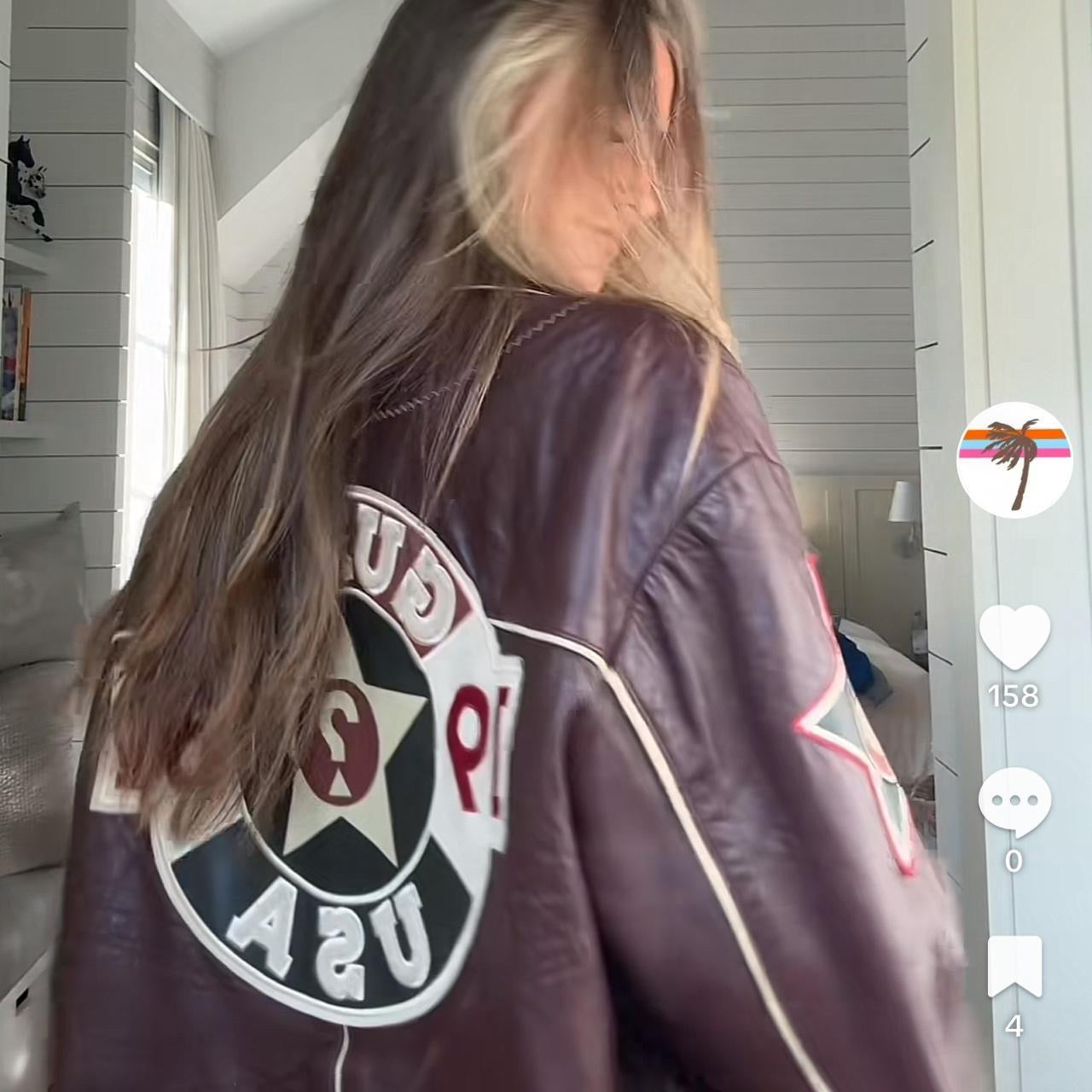 Vintage 90’s rare Guess leather jacket