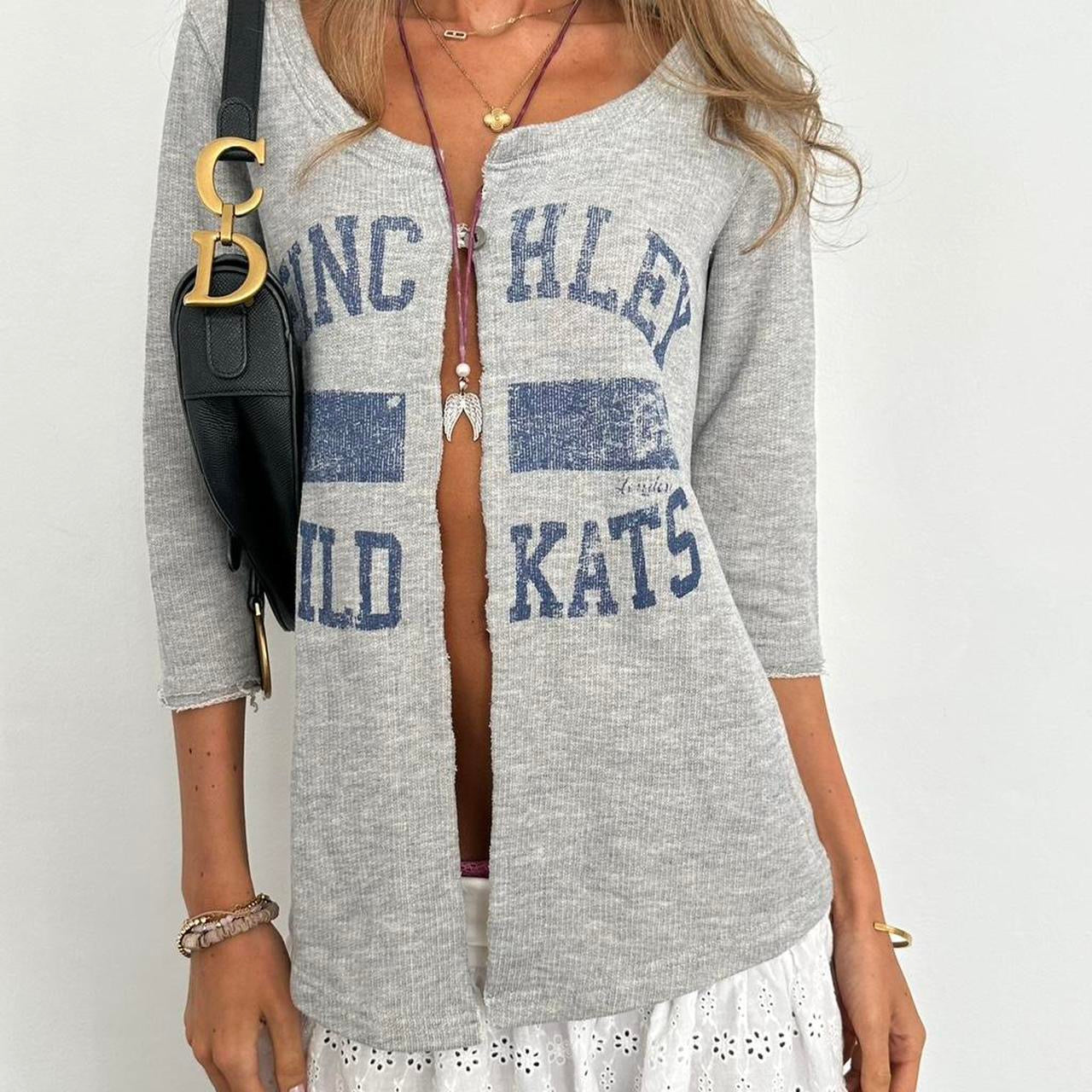 Vintage 2000s varsity graphic top