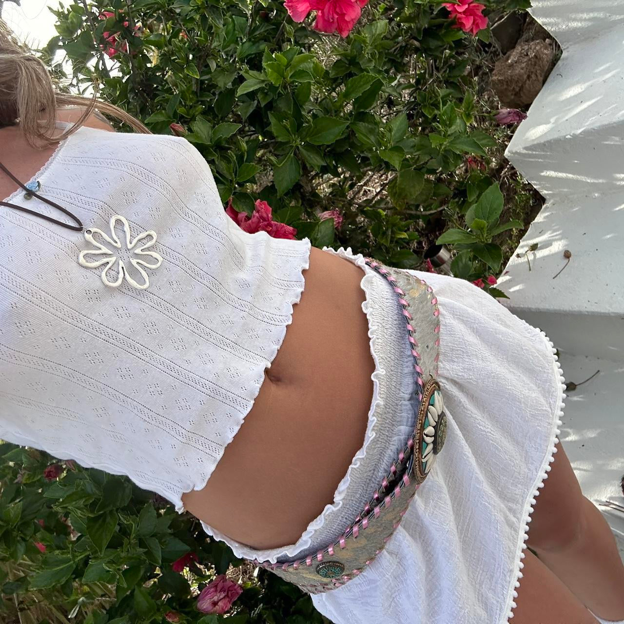 Vintage flower necklace