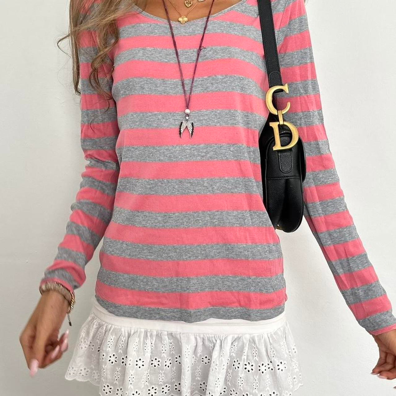 Vintage 2000’s striped long sleeve top