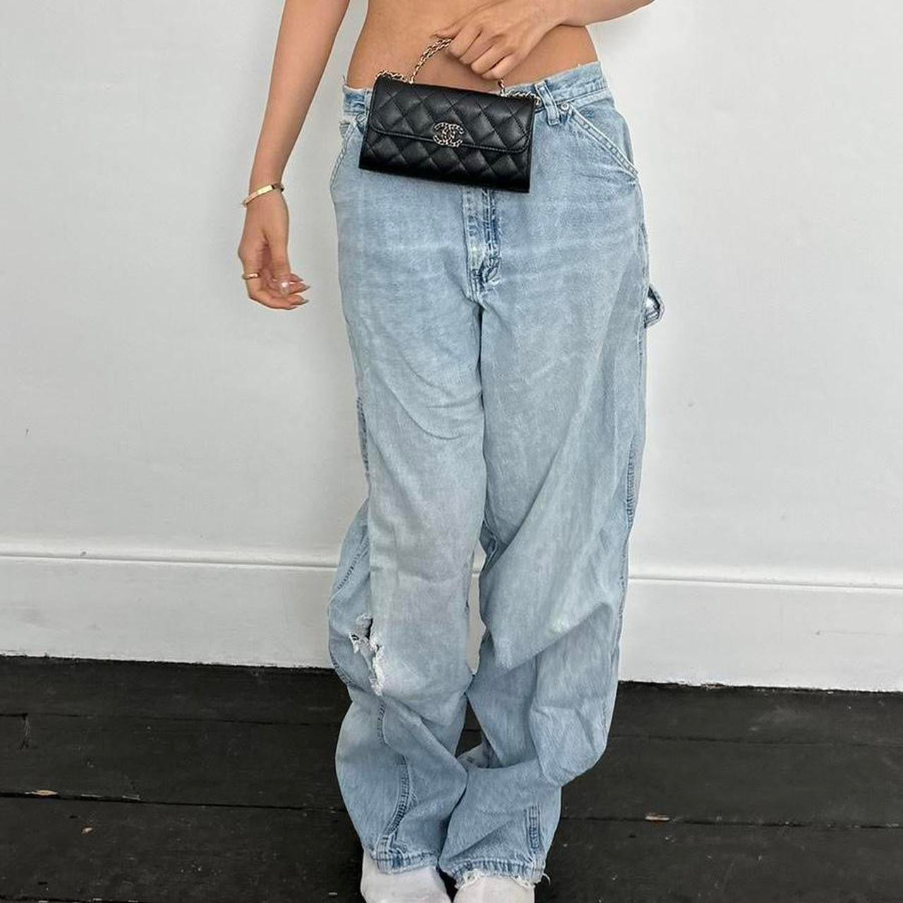 Vintage 90s blue wash carpenter jeans