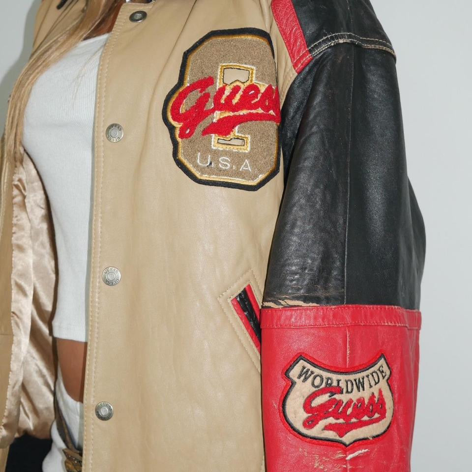 Vintage 90’s Guess leather jacket