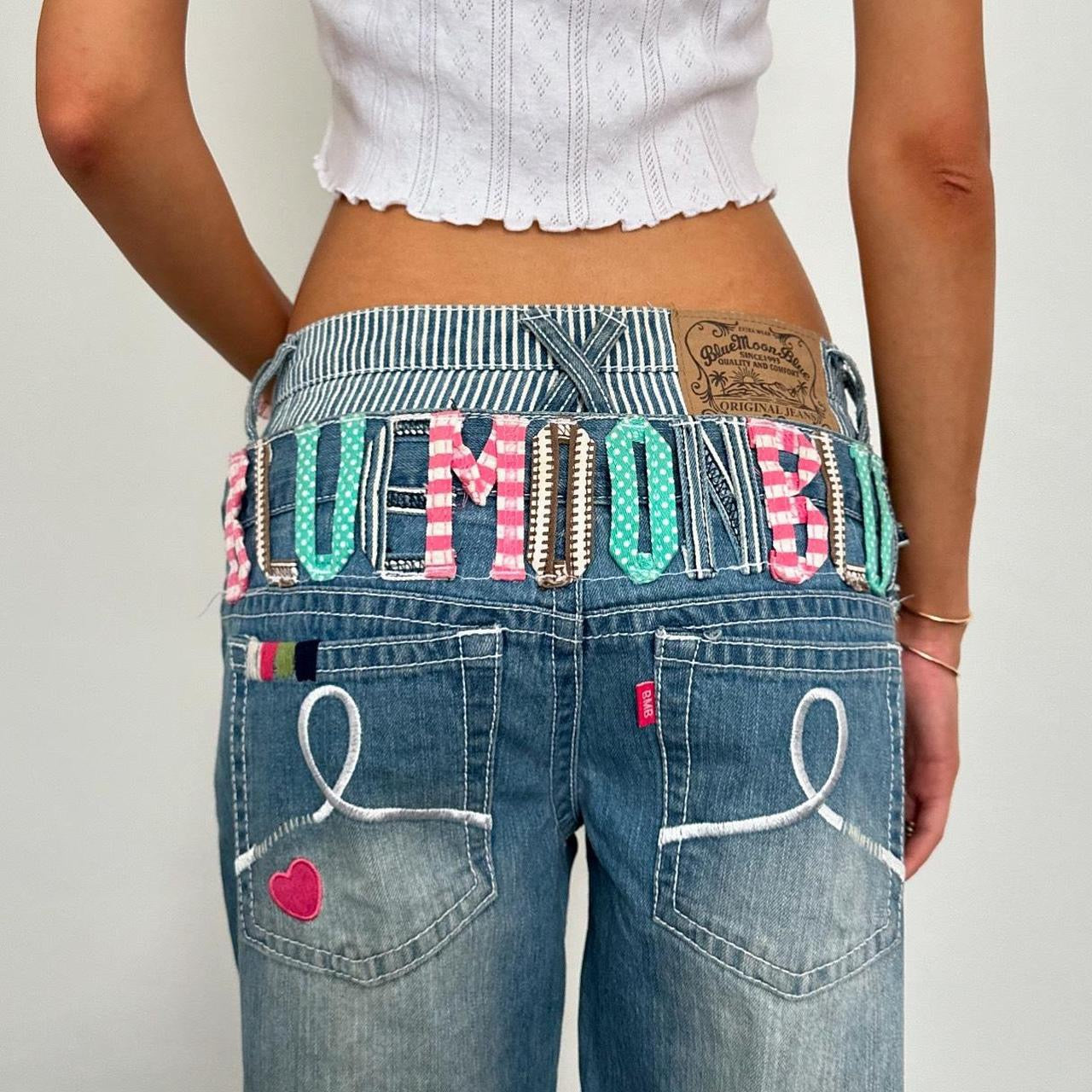 Vintage rare 90s surf girl jeans