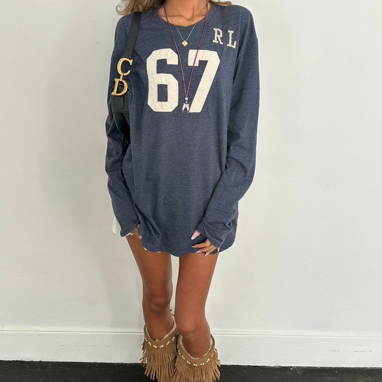 Vintage 90’s Ralph Lauren long sleeve soft jersey top
