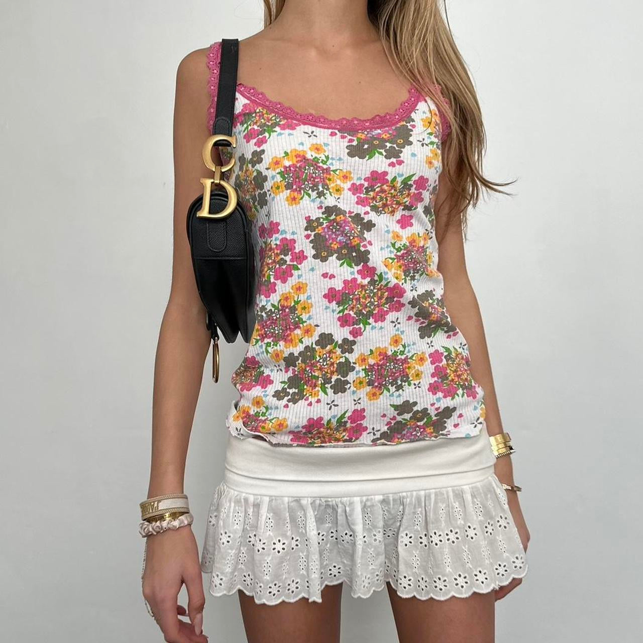 Vintage 2000’s floral tank top