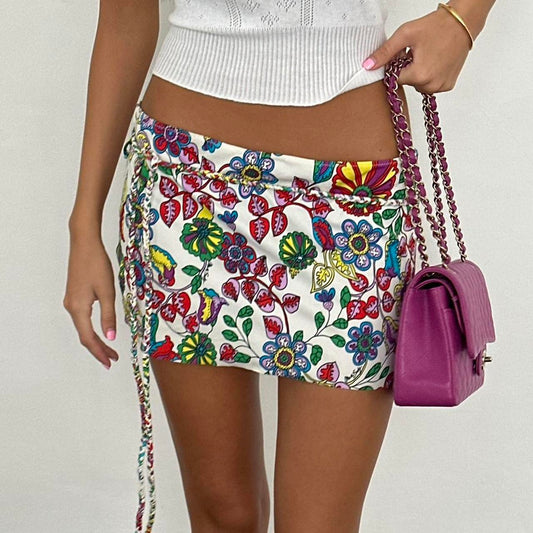 Vintage 2000’s Miss Sixty paisley mini skirt
