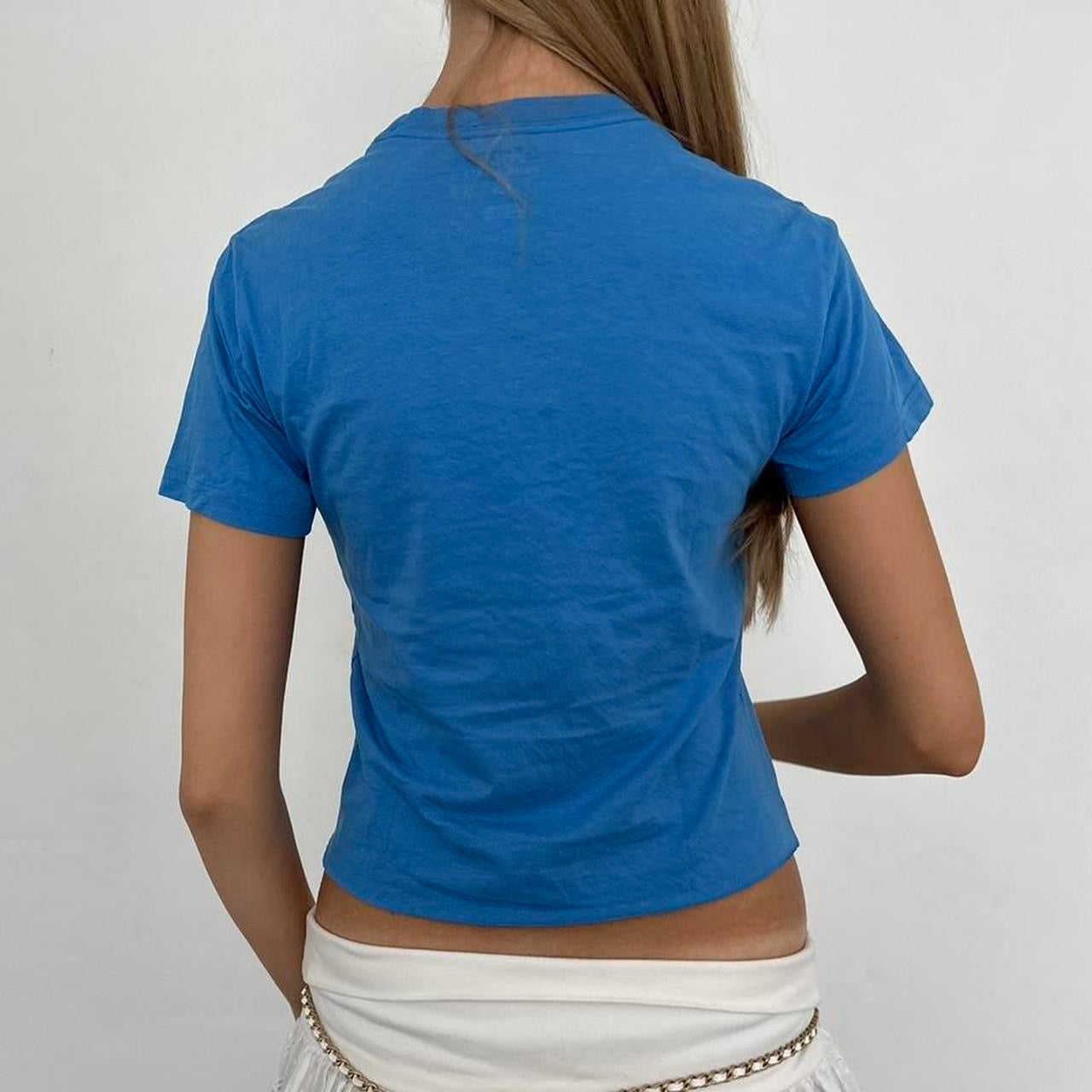 Vintage Ralph Lauren blue graphic baby tee