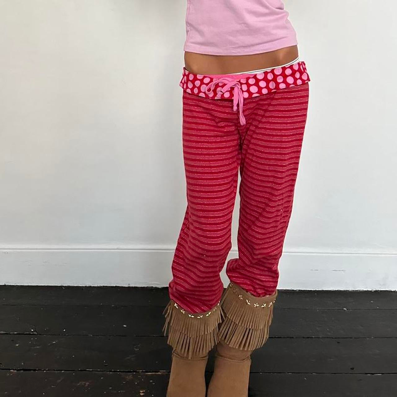 Vintage 2000’s Victoria’s Secret rare striped pants