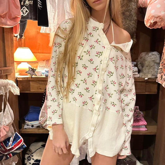 Vintage 2000’s Victoria’s Secret floral cardigan top