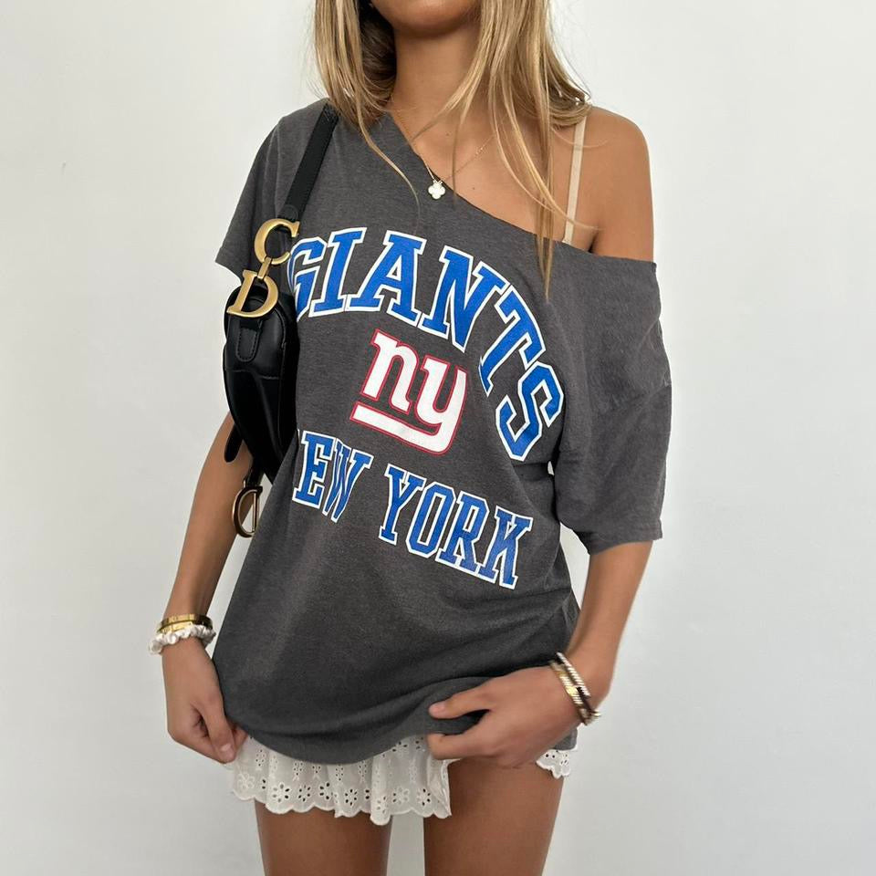 Vintage 90’s Giants New York off the shoulder tee