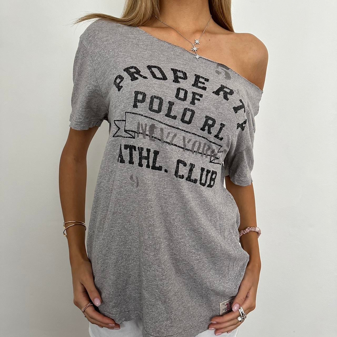 Vintage Ralph Lauren preppy off shoulder top