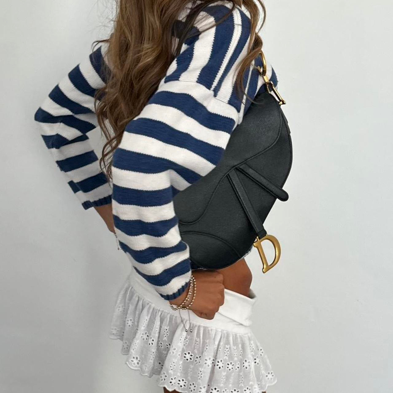 Vintage 90’s Nantucket blues navy and white striped sweater