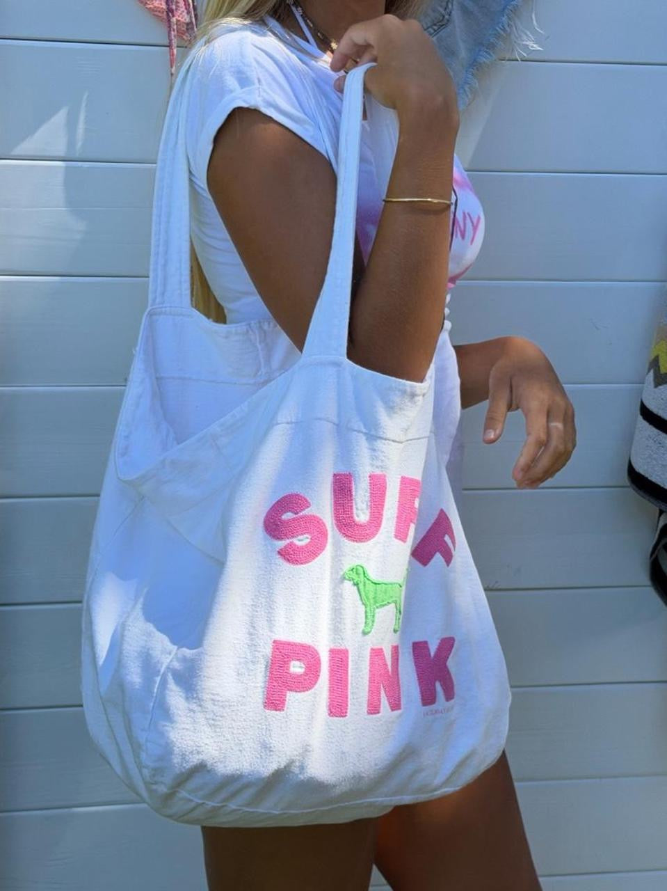 Vintage 00s Victoria’s Secret SURF PINK bag