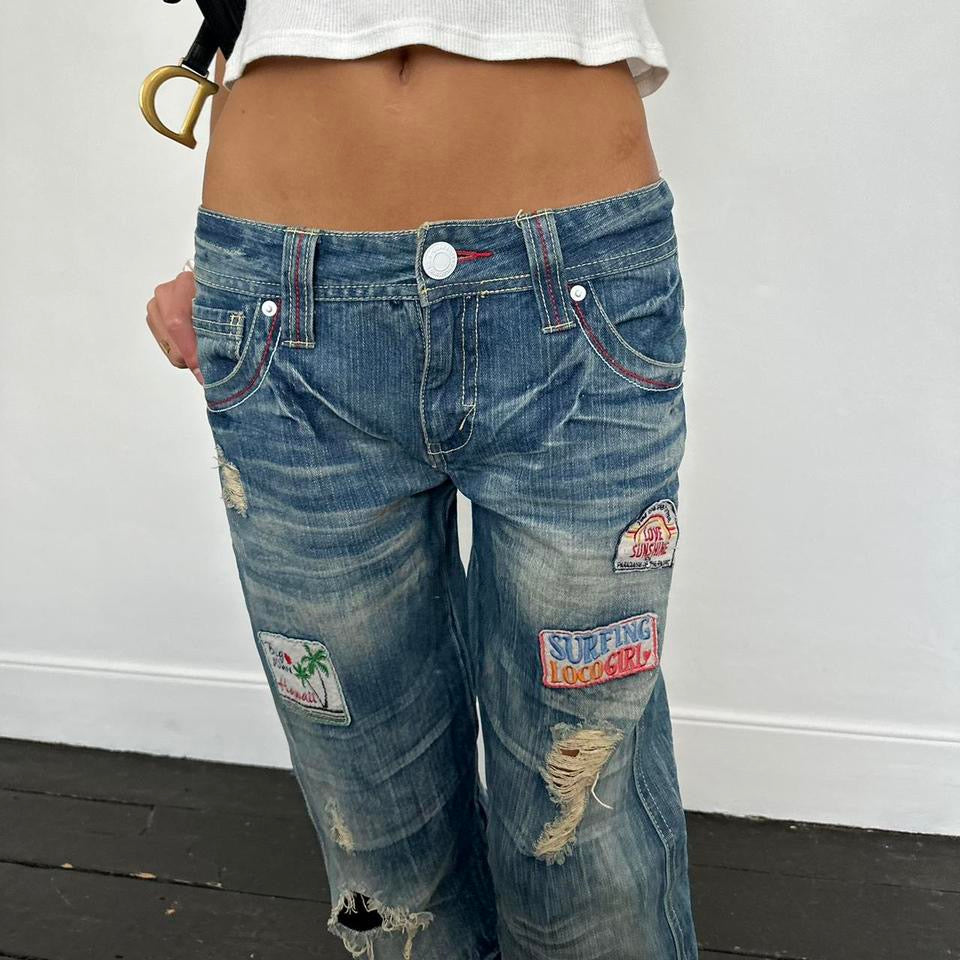 Vintage rare 90s surf up jeans