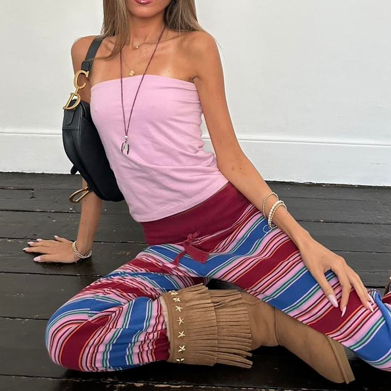 Vintage 2000’s pink strapless top