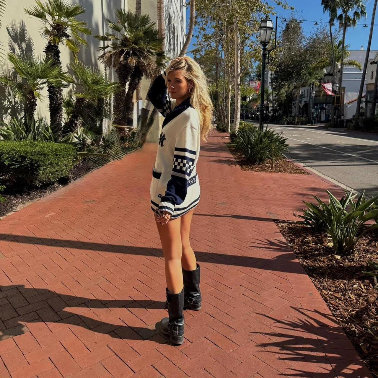 Vintage Yankees knitted cardigan