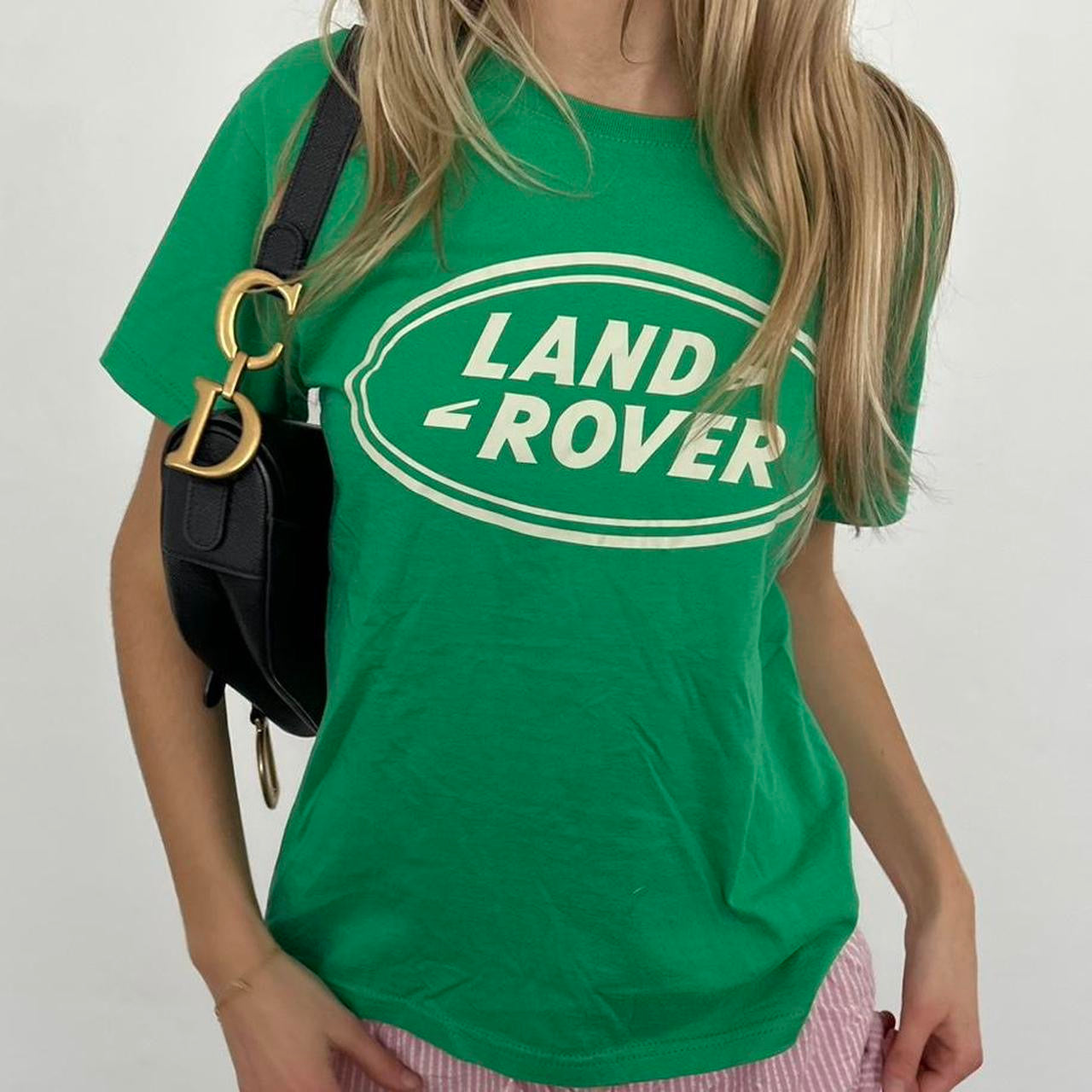 Vintage Land Rover green tee