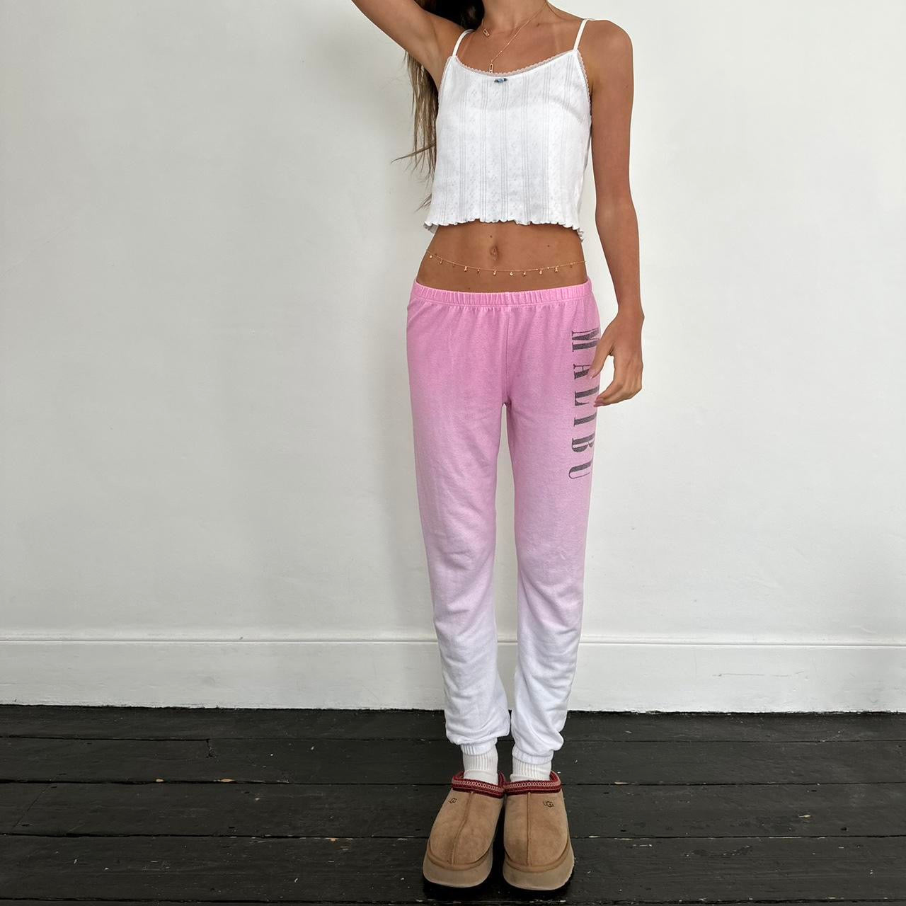 Vintage early 2000s Malibu pink sweatpants