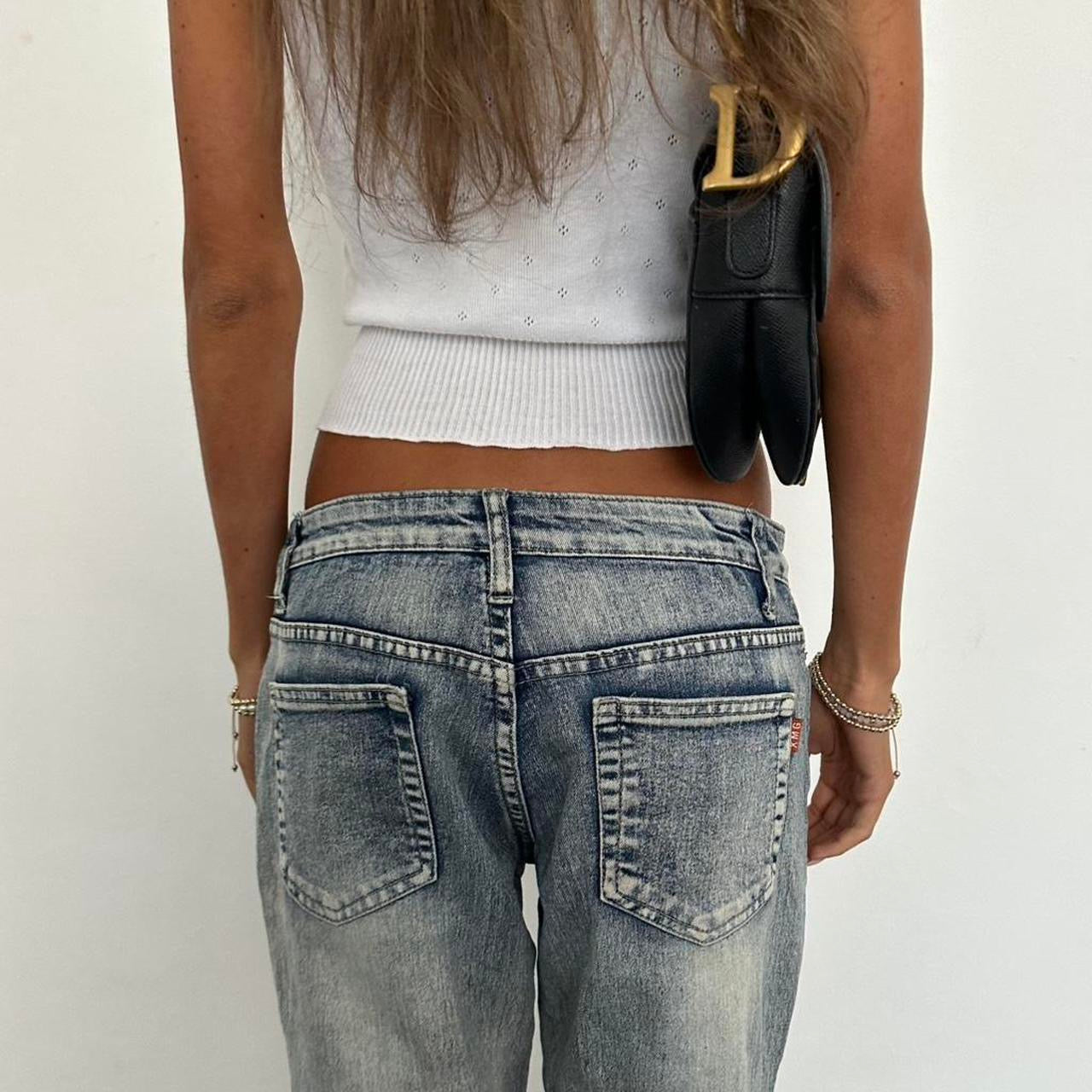 Vintage 2000’s embroidered bootcut jeans