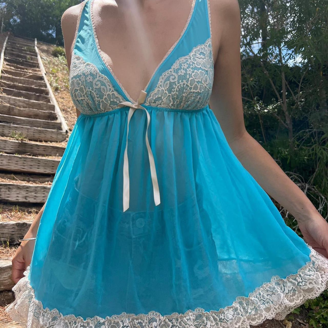 Vintage blue Victoria’s Secret dress